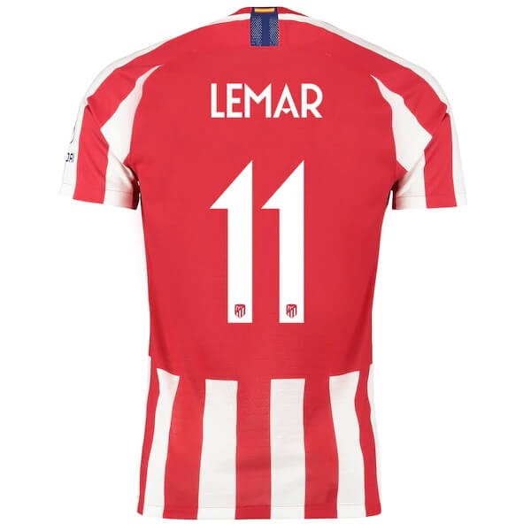 Tailandia Camiseta Atletico Madrid NO.11 Lemar Primera equipación 2019-2020 Rojo